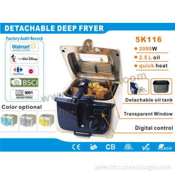 Detachable presto deep fryer XJ-5K116